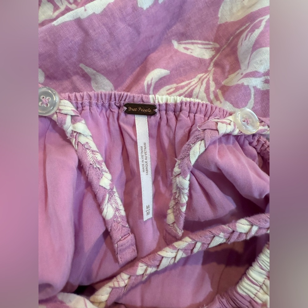 Free people NWT Floral midi dress size medium - Picture 13 of 15